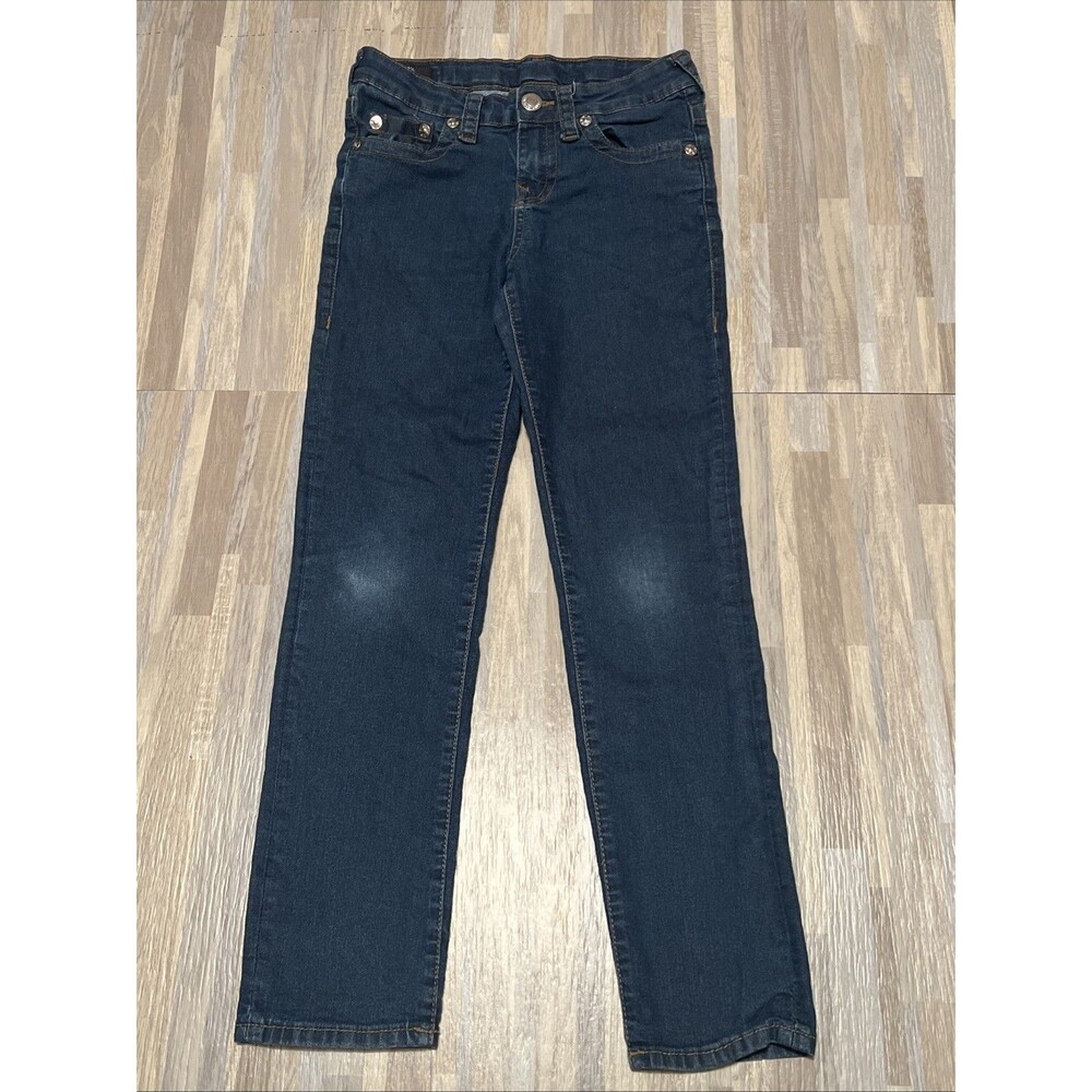 True Religion Boys Jeans, Size 10 Geno Relaxed Slim Fit Stretch Blue